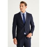 Altınyıldız Classics Erkek Lacivert Slim Fit Mono Yaka Takım Elbise 46 Beden Dar Kesim - 6 Drop