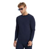 ALTINYILDIZ CLASSICS Erkek Lacivert Standart Fit Normal Kesim Bisiklet Yaka Triko Basic Kazak, Lacivert, XL