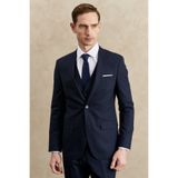 ALTINYILDIZ CLASSICS Erkek Lacivert Su Geçirmez Slim Fit Mono Yaka Yelekli Yünlü Nano Takım Elbise