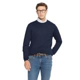 ALTINYILDIZ CLASSICS Erkek Lacivert Yünlü Standart Fit Normal Kesim Bisiklet Yaka Triko Basic Kazak