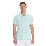 ALTINYILDIZ CLASSICS Erkek Mint Slim Fit Dar Kesim Polo Yaka%100 Pamuk Kısa Kollu Tişört