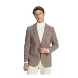 Altınyıldız Classics Erkek Pamuklu Slim Fit Mono Yaka Kapak Cepli Esnek Blazer Ceket Vizon 46-6 Drop