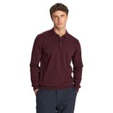 ALTINYILDIZ CLASSICS Erkek Pamuklu Standart Fit Polo Yaka Triko Kazak Bordo 2XL Beden
