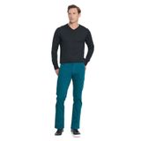 Altınyıldız Classics Erkek Petrol Comfort Fit Rahat Kesim 5 Cep Armürlü Pamuklu Pantolon, 34-32