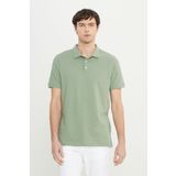 Altınyıldız Classics Erkek Polo Yaka T-shirt ACE091252298, Su Yeşili, S