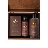ALTINYILDIZ CLASSICS Erkek Premiere EDP Parfüm-Deodorant-Duş Jeli Ahşap Kutulu Set (100 ML150 ML 400 ML) Damat Bohçası