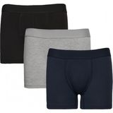 Altınyıldız Classics Erkek Premium Pamuklu Gri-lacivert 3lü Esnek Boxer Paketi (Damat Bohçası) Çeyiz Seti - Gri - Lacivert - 2XL
