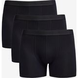 Altınyıldız Classics Erkek Premium Pamuklu Siyah 3'lü Esnek Boxer Paketi (Damat Bohçası) Çeyiz Seti