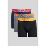 Altınyıldız Classics Erkek Premium Pamuklu Sıyah-lacı-antrasıt 3'lü Esnek Boxer Paketi (Damat Bohçası) Çeyiz Seti - XL - Siyah - Lacivert