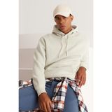 Altınyıldız Classics Erkek Pudra Standart Fit İçi Polarlı 3 İplik Kapüşonlu Kanguru Cepli Pamuklu Sweatshirt - Bej