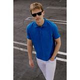 Altınyıldız Classics Erkek Royal Mavi %100 Pamuk Kıvrılmaz Pike Polo Yaka Slim Fit Dar Kesim Tişört - XL