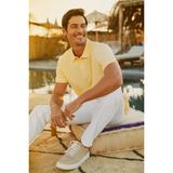 Altınyıldız Classics Erkek Sarı %100 Pamuk Kıvrılmaz Pike Polo Yaka Slim Fit Dar Kesim Tişört - XXL