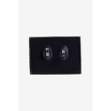 ALTINYILDIZ CLASSICS Erkek Siyah-Beyaz Metal Kol Düğmesi