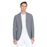 ALTINYILDIZ CLASSICS Erkek Siyah-Beyaz Slim Fit Dar Kesim Mono Yaka Desenli Blazer Ceket