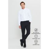 Altınyıldız Classics Erkek Siyah Diz İzi Yapmayan Beli Bağlamalı Yan Cepli Jogger Pantolon Slim Fit Rahat Kesim - 46