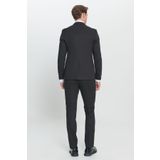 ALTINYILDIZ CLASSICS Erkek Siyah Ekstra Slim Fit Dar Kesim Kırlangıç Yaka Takım Elbise - 48 - 6 Drop