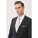 ALTINYILDIZ CLASSICS Erkek Siyah Ekstra Slim Fit Dar Kesim Siyah Spor Takım Elbise - 6 Drop - 50