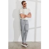 ALTINYILDIZ CLASSICS, Erkek Siyah Slim Fit Dar Kesim 5 Cep Pamuklu Armürlü Esnek Pantolon, Siyah, 46