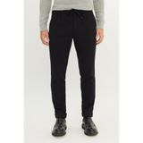 ALTINYILDIZ CLASSICS Erkek Siyah Slim Fit Dar Kesim Beli Bağlamalı Yan Cep Esnek Casual Pantolon