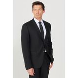 Altınyıldız Classics Erkek Siyah Slim Fit Dar Kesim Düz Siyah 8 Drop Su Geçirmez Nano Takım Elbise - 56
