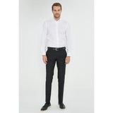ALTINYILDIZ CLASSICS Erkek Siyah Slim Fit Dar Kesim Esnek Klasik Pantolon - 50