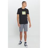 Altınyıldız Classics Erkek Siyah Standart Fit Normal Kesim %100 Pamuk Tasarım Baskılı Bisiklet Yaka Tişört