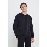 Altınyıldız Classics Erkek Siyah Standart Fit Normal Kesim Içi Polarlı 3 Iplik Bisiklet Yaka Pamuklu Sweatshirt