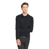 ALTINYILDIZ CLASSICS Erkek Siyah Standart Fit Normal Kesim Polo Yaka Basic Triko Kazak