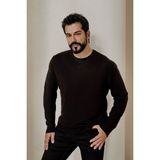 ALTINYILDIZ CLASSICS Erkek Siyah Standart Fit Normal Kesim V Yaka Triko Kazak - 2XL