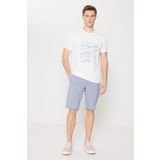 Altınyıldız Classics Erkek Slim Fit Dar Kesim Yan Cepli Gofre Desenli Şort