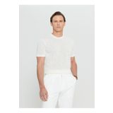 Altınyıldız Classics Erkek T-Shirt 5003252859, Ekru, M