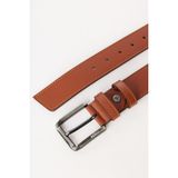 Altınyıldız Classics Erkek Taba Casual Suni Deri Jean Kot Kemeri - 115 cm