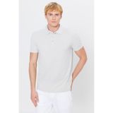 ALTINYILDIZ CLASSICS Erkek Taş Standart Fit Normal Kesim Polo Yaka Tişört