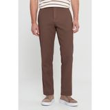 Altınyıldız Classics Erkek Vizon Pamuklu Comfort Fit Yan Cepli Armürlü Casual Esnek Pantolon - 58