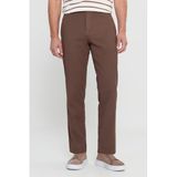 ALTINYILDIZ CLASSICS Erkek Vizon Pamuklu Comfort Fit Yan Cepli Armürlü Casual Esnek Pantolon