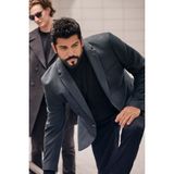 ALTINYILDIZ CLASSICS Erkek Yeşil Slim Fit Dar Kesim Mono Yaka Desenli Yünlü Blazer Ceket - 50-6N
