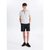 Altınyıldız Classics Gri Erkek Slim Fit Geometrik Desen Polo T-Shirt ACE091262670 - Açık Gri