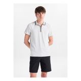 ALTINYILDIZ CLASSICS Gri Slim Fit Geometrik Desen Polo T-Shirt, L, 5003361362, Açık Gri, Erkek