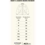 Altınyıldız Classics Lacivert Mono Yaka Desenli Kapak Cepli Palto Uzun Kollu Erkek Standart Fit 100% Poliester - 50
