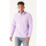 Altınyıldız Classics Lila Anti-Pilling Tüylenme Yapmayan Standart Fit Dik Yaka Polar Sweatshirt