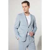 ALTINYILDIZ CLASSICS Normal Bel Slim Fit Dar Kesim Mavi Erkek Takım Elbise - 6 Drop - 48