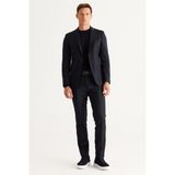 Altınyıldız Classics Normal Bel Yünlü Slim Fit Koyu Lacivert Erkek Takım Elbise 4c3024100006 - 46 / 6