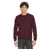 ALTINYILDIZ CLASSICS Pamuklu Bisiklet Yaka Triko Kazak, L, ACE043261432, Bordo, Erkek