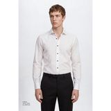 Altınyıldız Classics Pamuklu Slim Fit Dar Kesim Ata Yaka Esnek Gömlek - 3XL - Beyaz