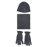 ALTINYILDIZ CLASSICS Polar Bere Boyunluk Eldiven Set, Renk Antrasit-Melanj, Beden STN