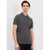 ALTINYILDIZ CLASSICS Polo Yaka Antrasit T-Shirt, 2XL, 5003005729, Gri, Erkek