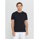 Altınyıldız Classics Polo Yaka Jakarlı Siyah Erkek T-Shirt ACE091252104_SYH