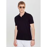 ALTINYILDIZ CLASSICS Polo Yaka Kazak, M, 5003358036, Siyah, Erkek