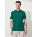ALTINYILDIZ CLASSICS Polo Yaka Koyu Yeşil T-Shirt, L, 5003005773, Koyu Yeşil, Erkek