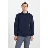 Altınyıldız Classics Polo Yaka Standart Lacivert Erkek Kazak ACE492510002_TRIKO Polo Yaka - 3XL